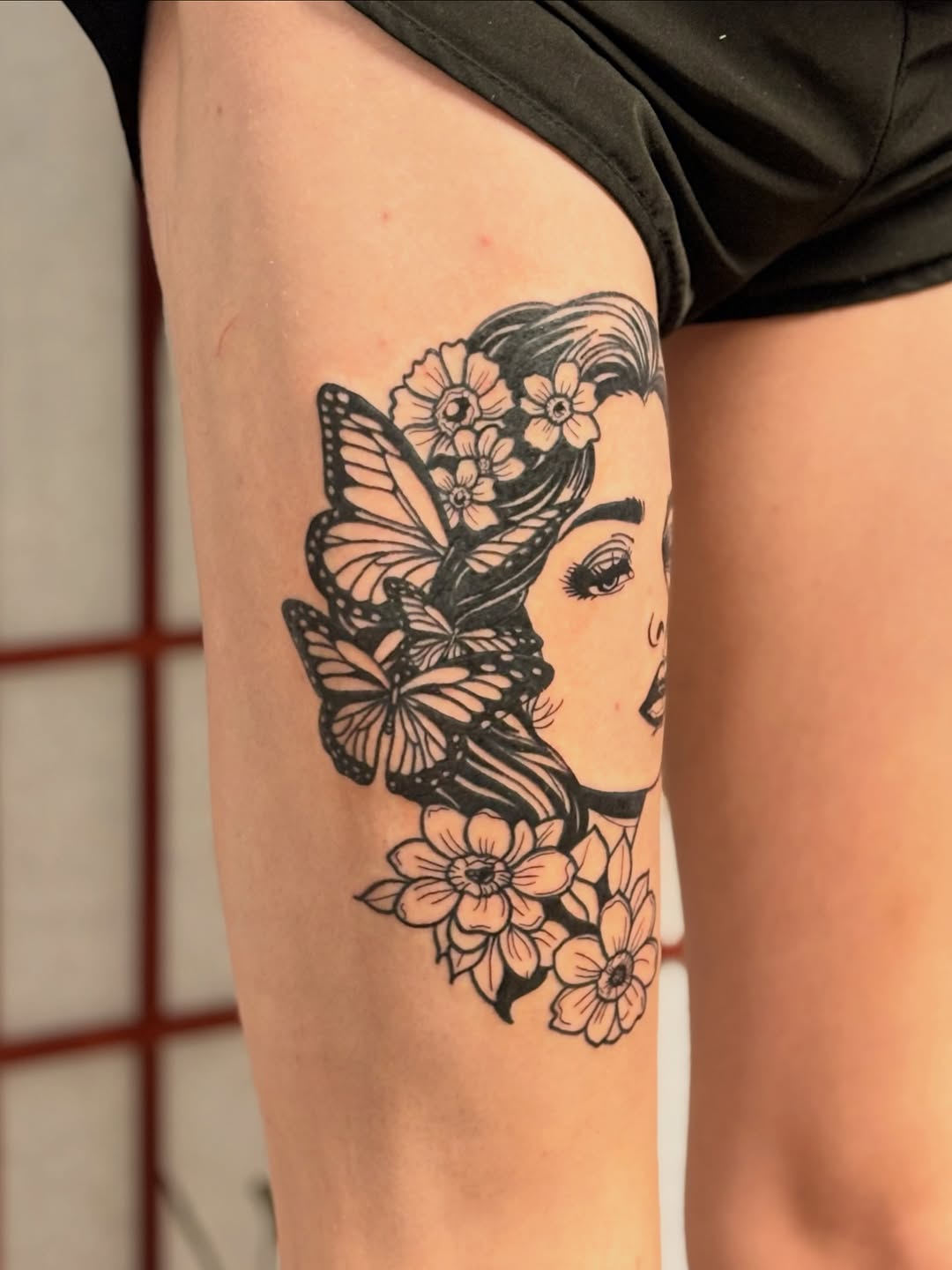 Tattoo by @artof_cj — fine_line, black_and_grey