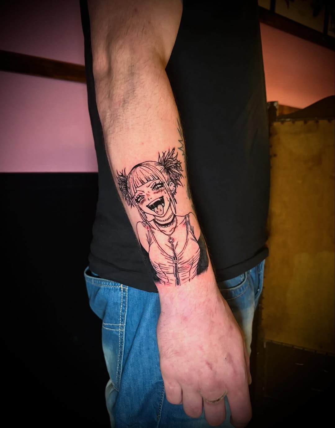 Tattoo by @lostkittenink โ anime