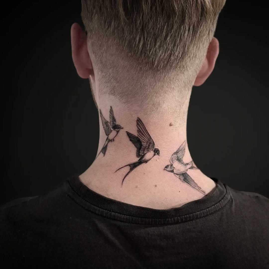 Tattoo by @divinemacabre โ fine_line, black_and_grey