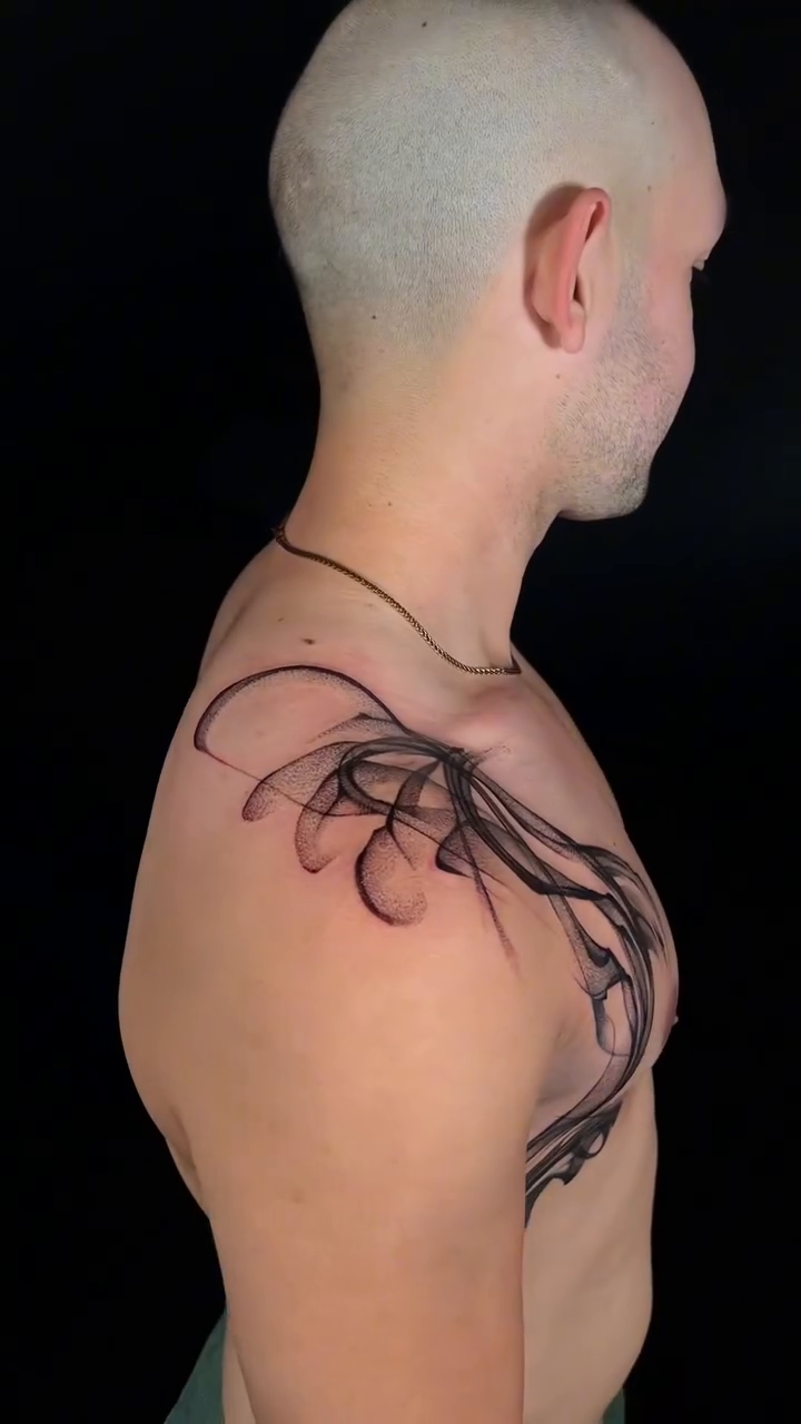 Tattoo by @em.j.francis โ blackwork, black_and_grey