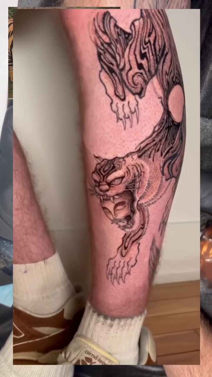 Tattoo by @beingtattoos — japanese_irezumi, black_and_grey