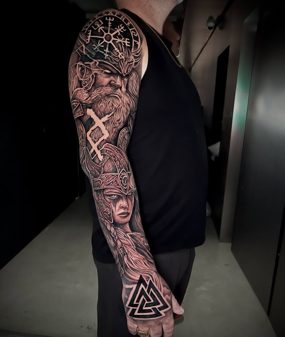 Tattoo by @rodomaciel β realism, black_and_grey
