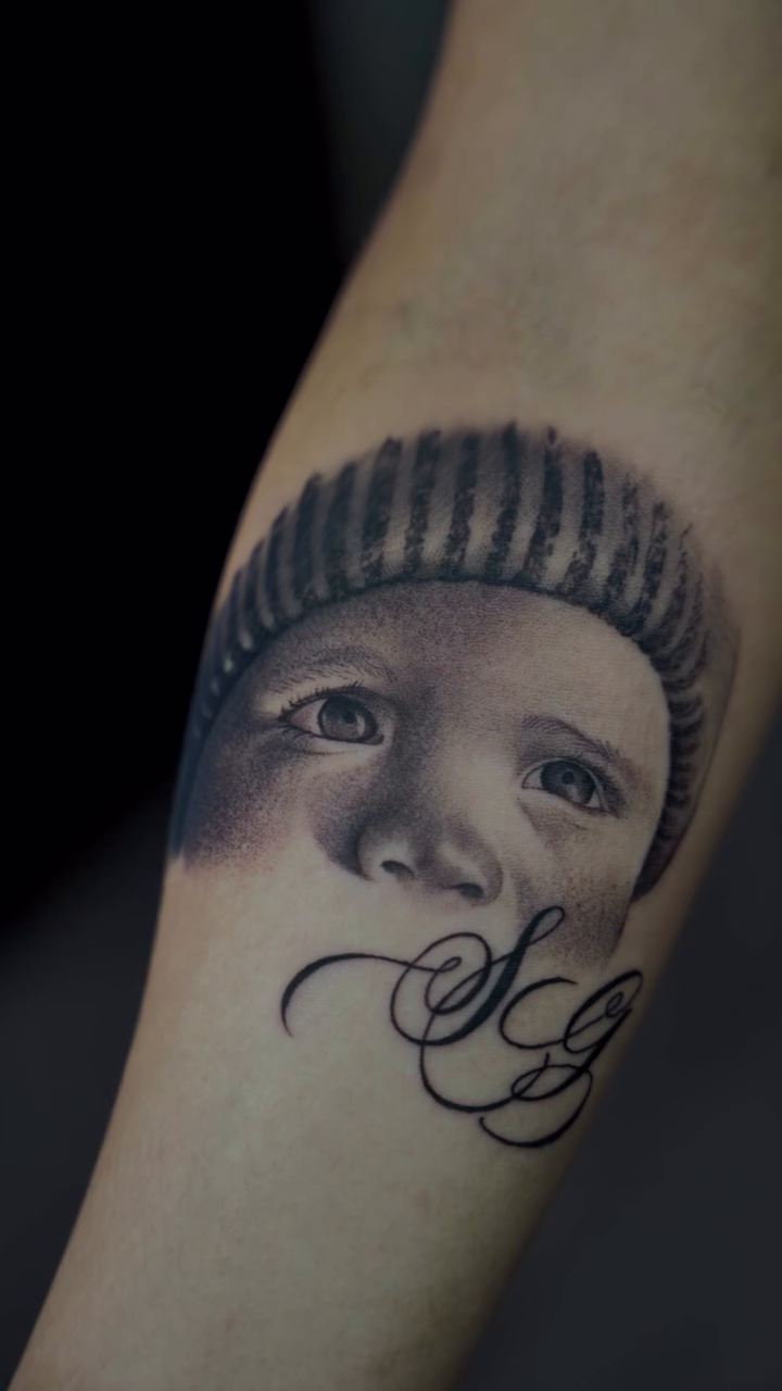Tattoo by @red_lettr — realism, black_and_grey