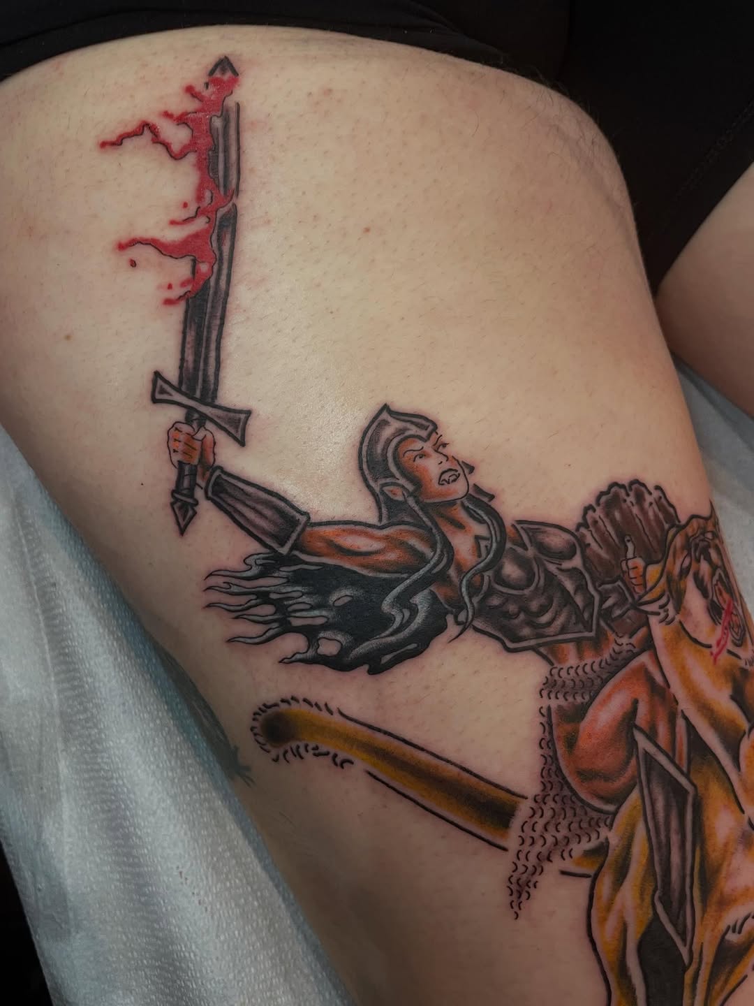 Tattoo by @chrissyungrew — new_school, trash_polka