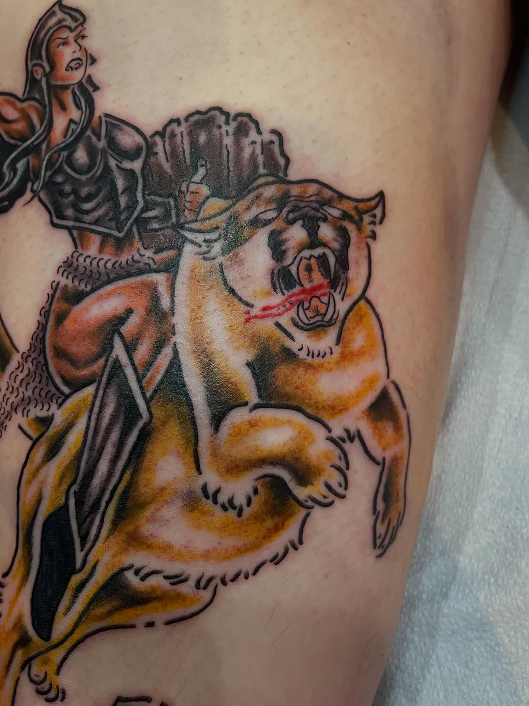 Tattoo by @chrissyungrew — american_traditional, new_school
