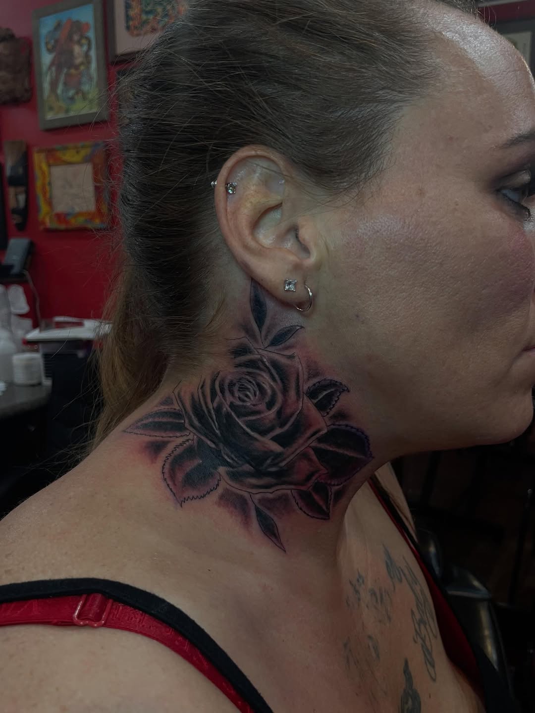 Tattoo by @chrissyungrew — black_and_grey, realism