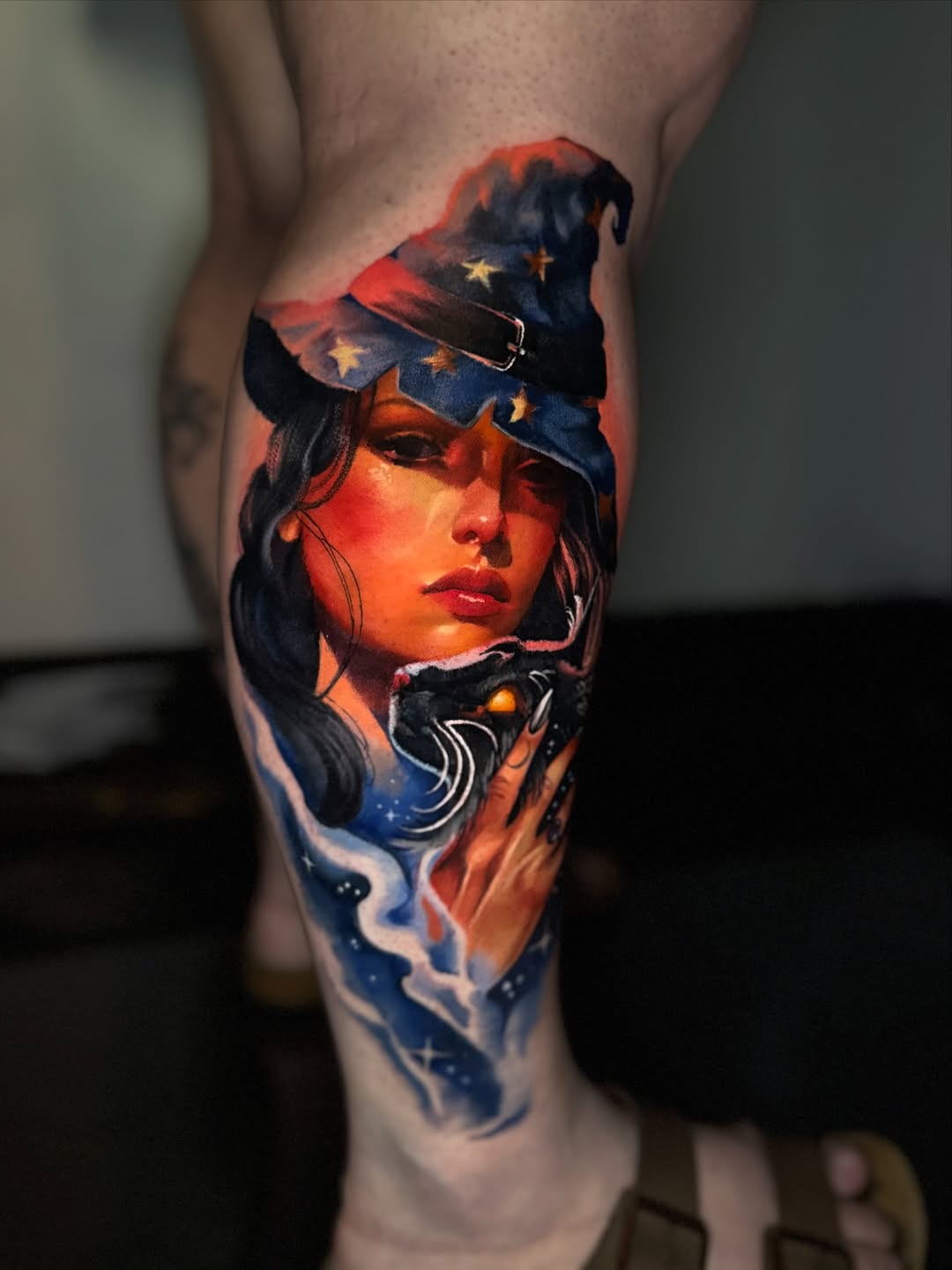 Tattoo by @ladysharktattoos — realism, neo_traditional