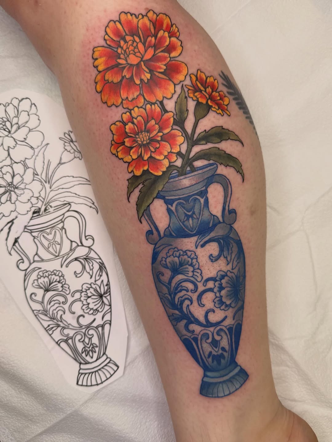Tattoo by @attackofthe50footwoman — realism, black_and_grey