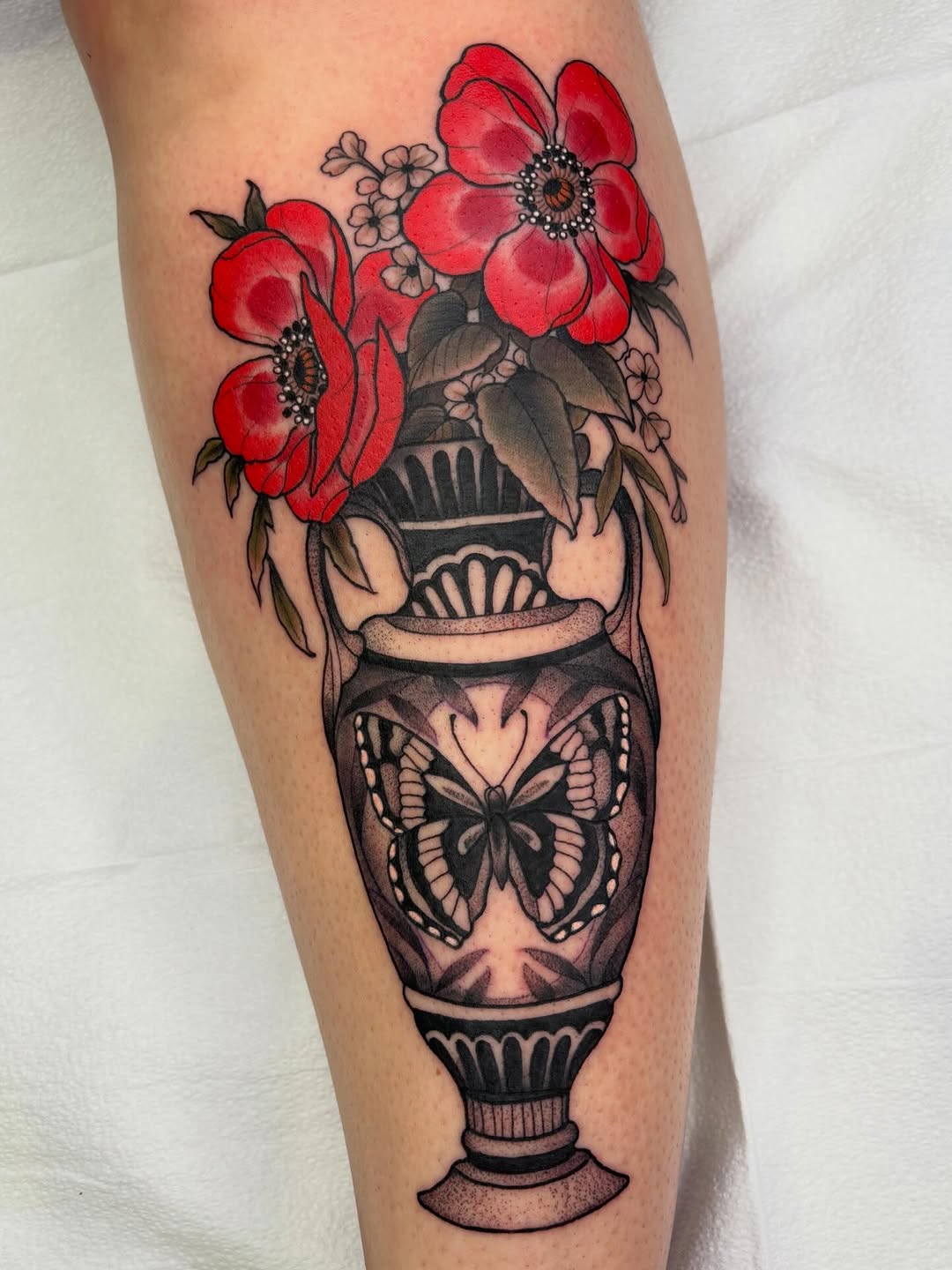 Tattoo by @attackofthe50footwoman — neo_traditional, black_and_grey