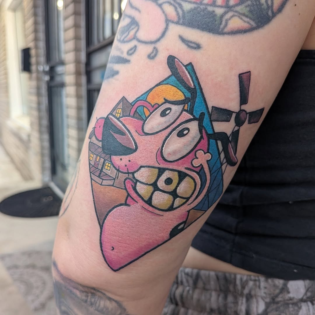 Tattoo by @alyxkopietattoos — new_school, anime