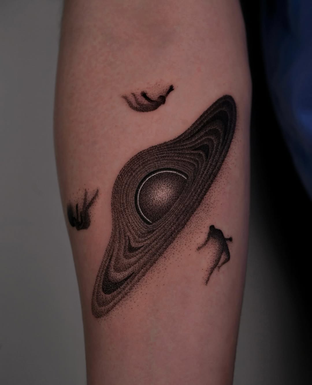 Tattoo by @koda.mode โ dotwork, illustrative