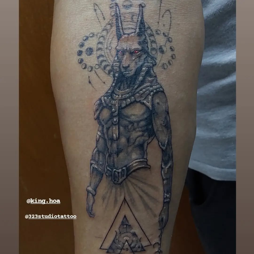 Tattoo by @323studiotattoo — black_and_grey, realism