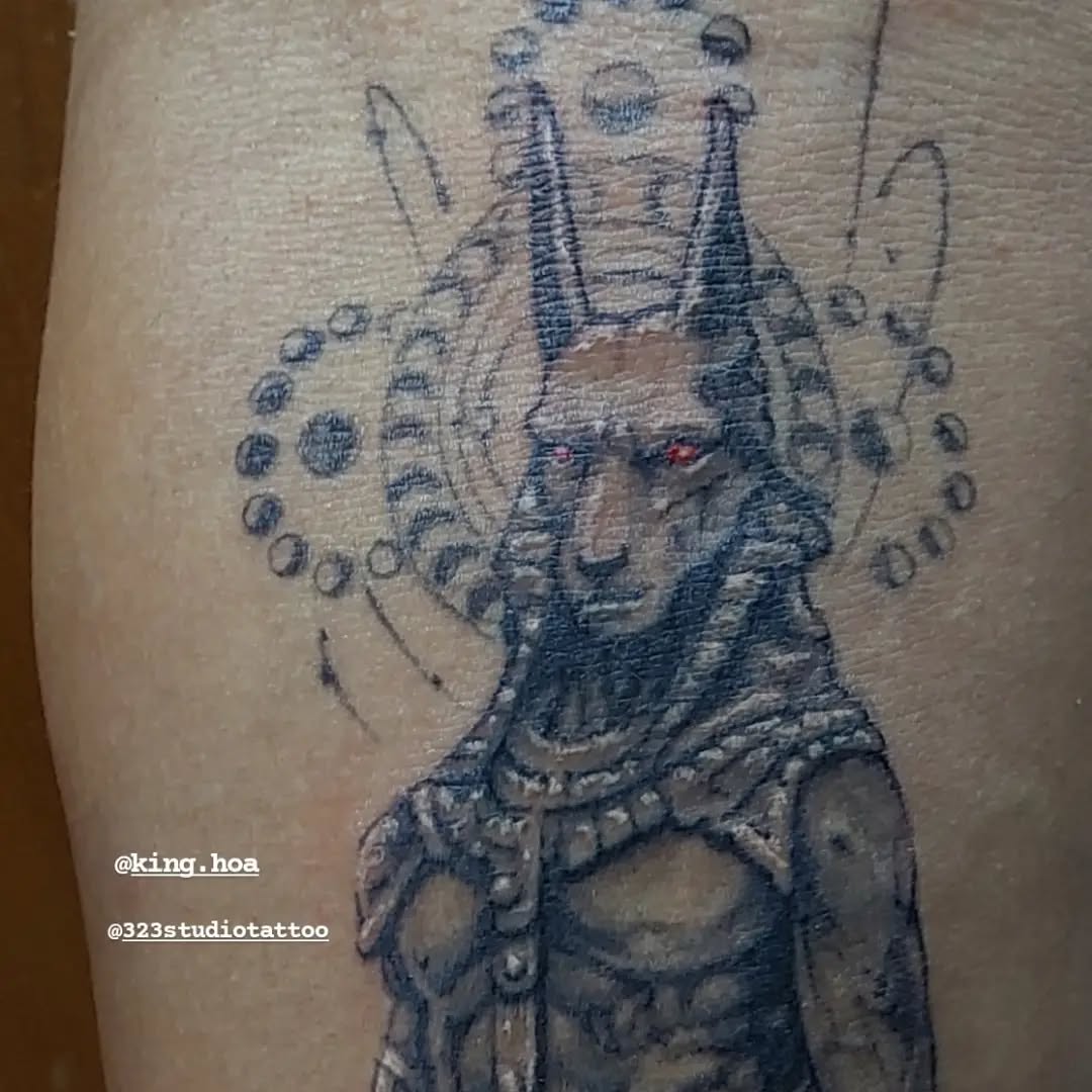 Tattoo by @323studiotattoo — realism, black_and_grey