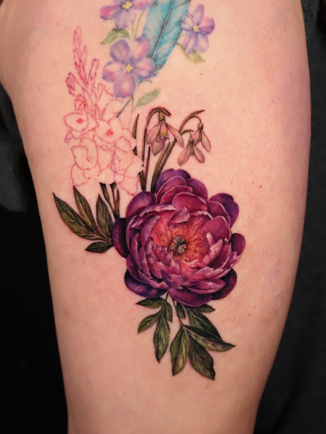 Tattoo by @emily.tattoos — realism, watercolor