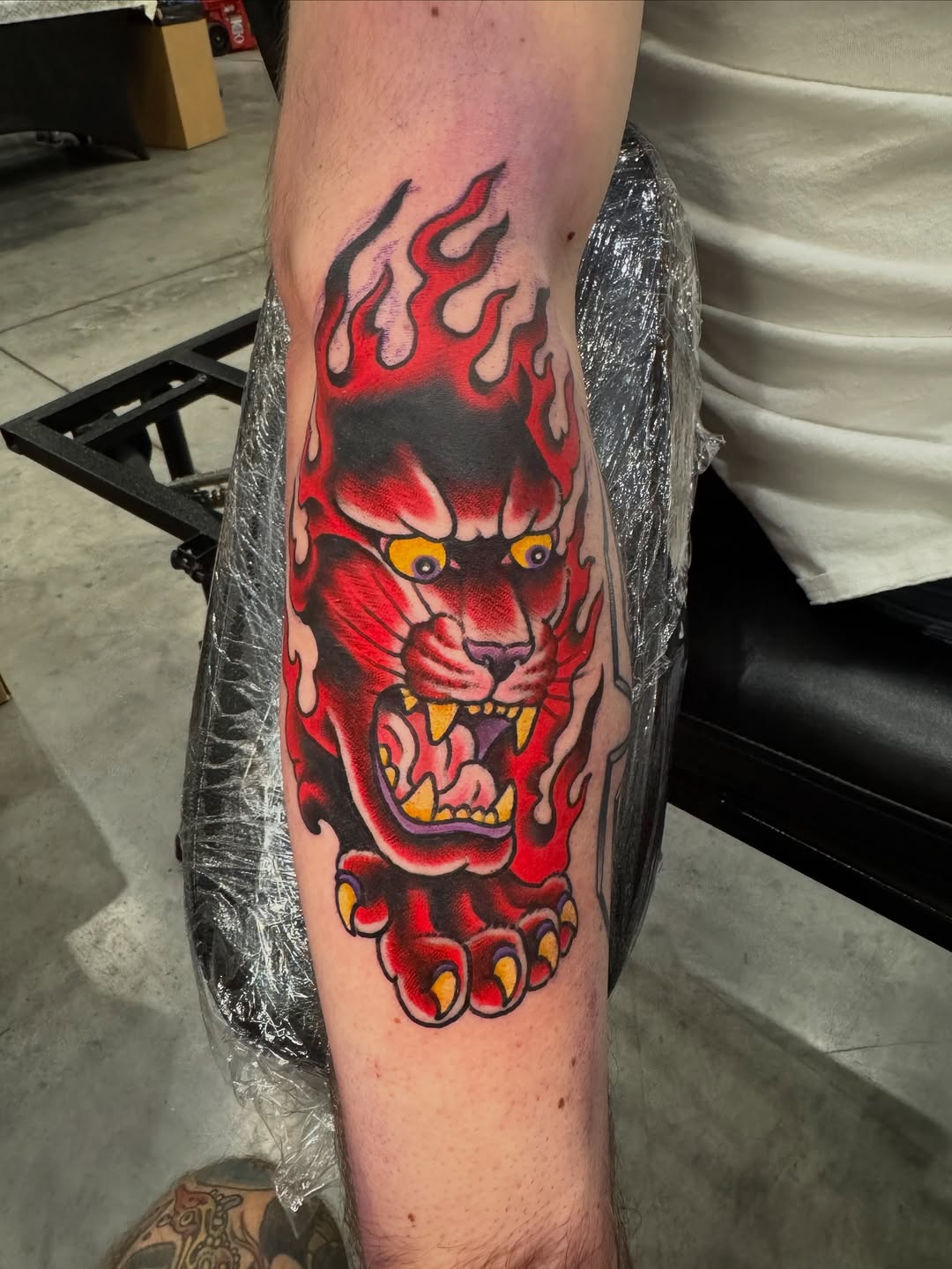Tattoo by @leifhansentattooer — american_traditional, illustrative
