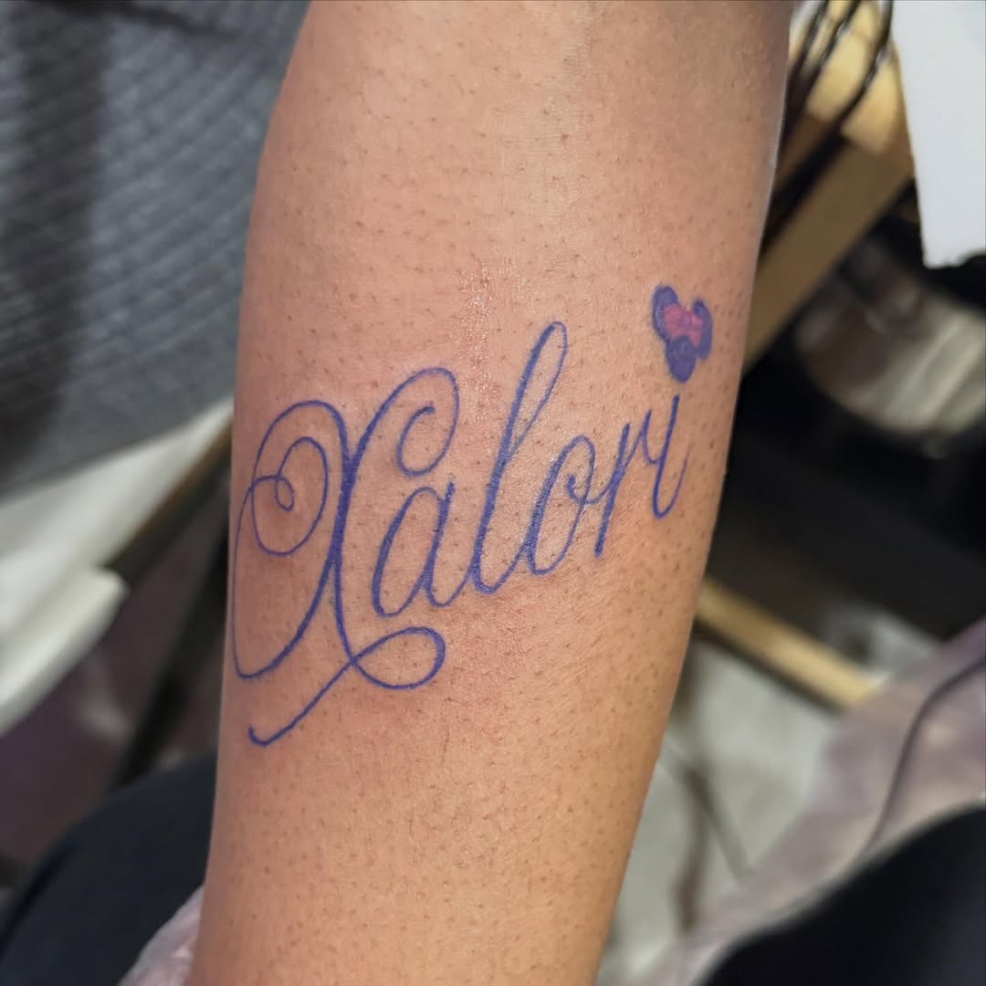 Tattoo by @relentless__inc — lettering_script