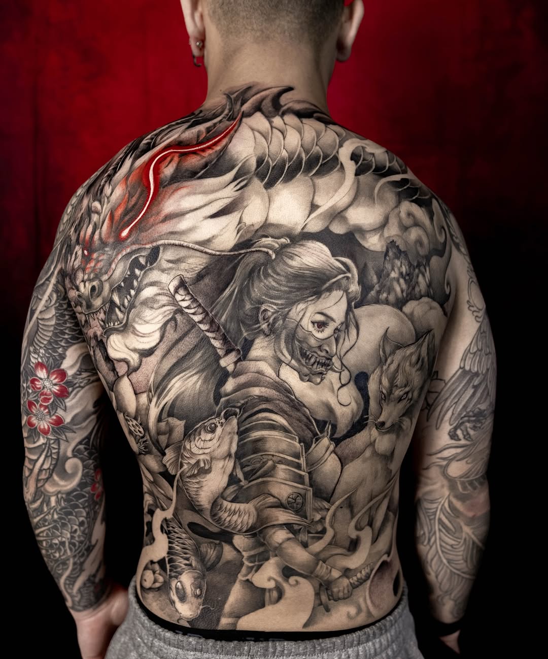 Tattoo by @1kc_laurenbeee β japanese_irezumi, realism