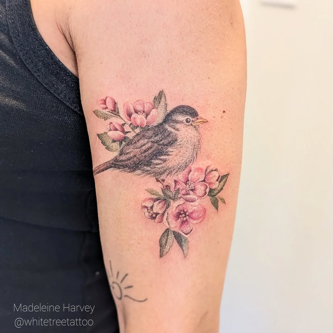 Tattoo by @whitetreetattoo — illustrative, realism