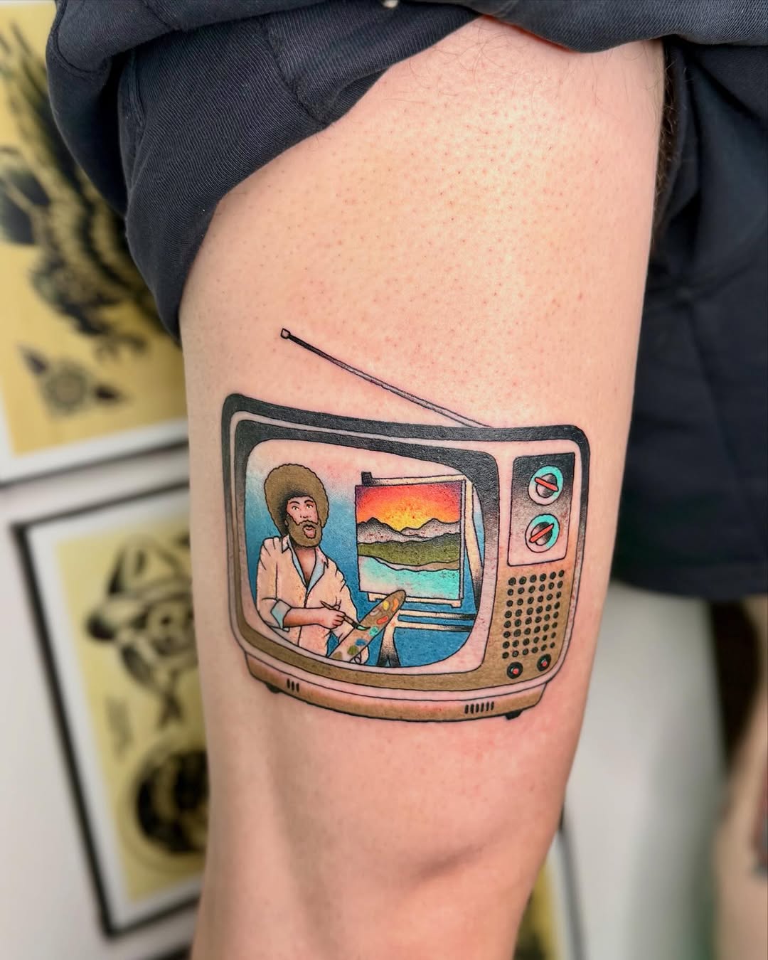 Tattoo by @curtisstairstattoo โ new_school