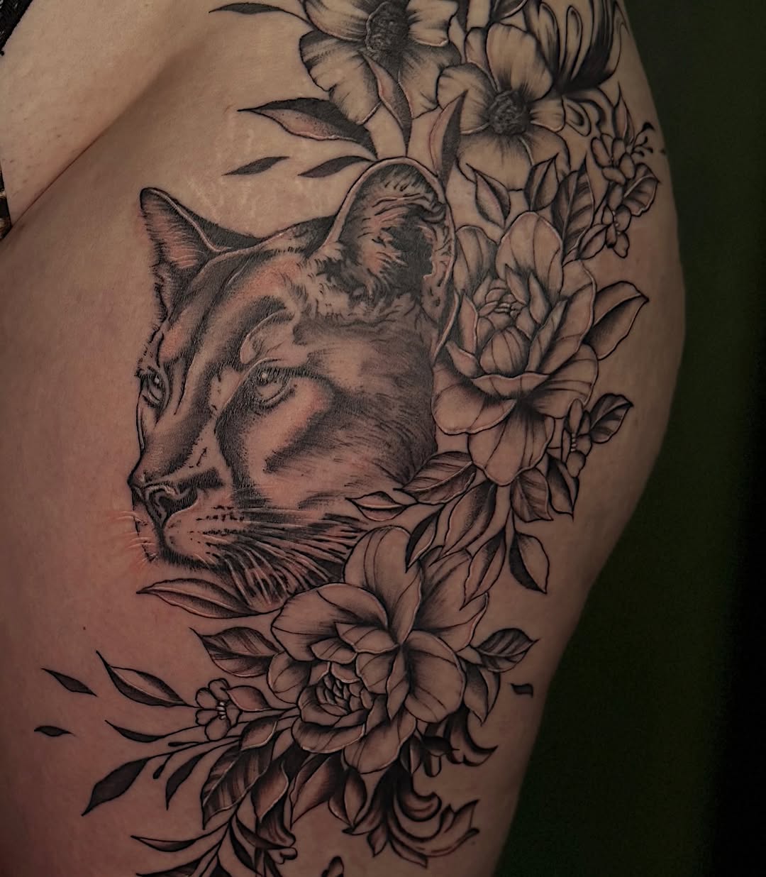 Tattoo by @bremarietattoos — realism, black_and_grey