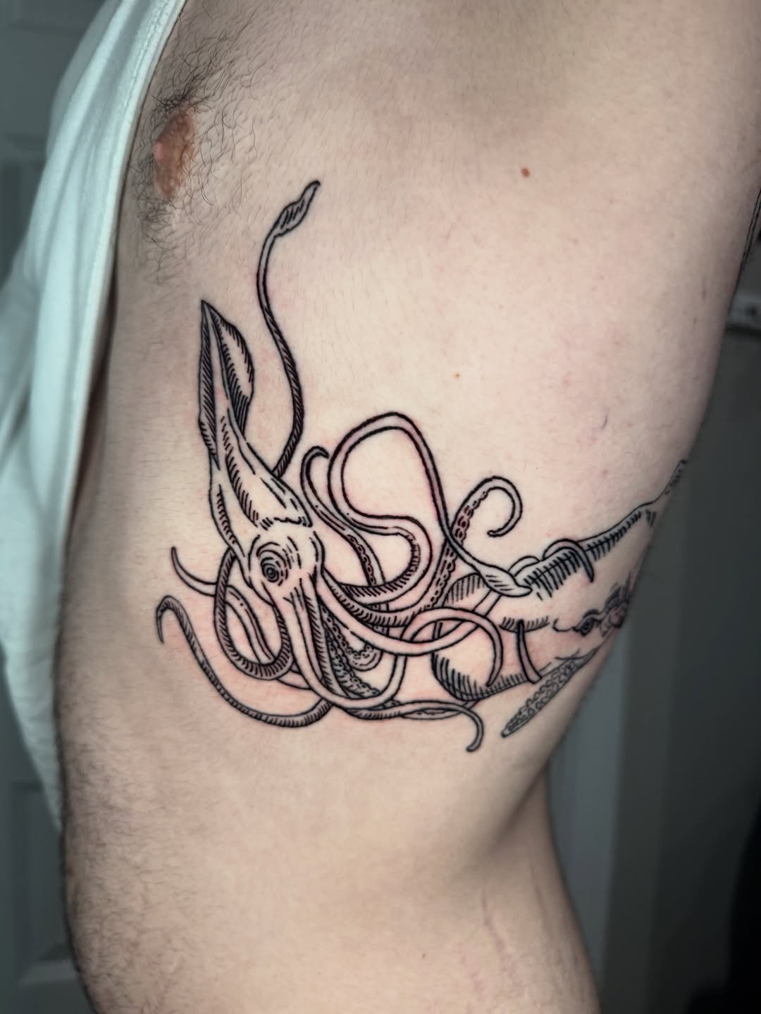 Tattoo by @fromfinlandwithluv โ illustrative, blackwork