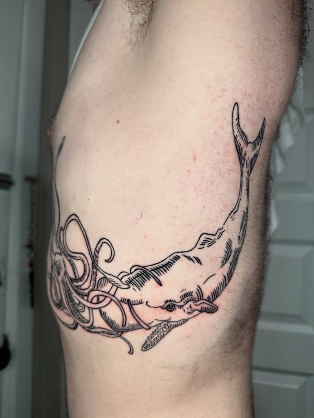 Tattoo by @fromfinlandwithluv โ illustrative, blackwork