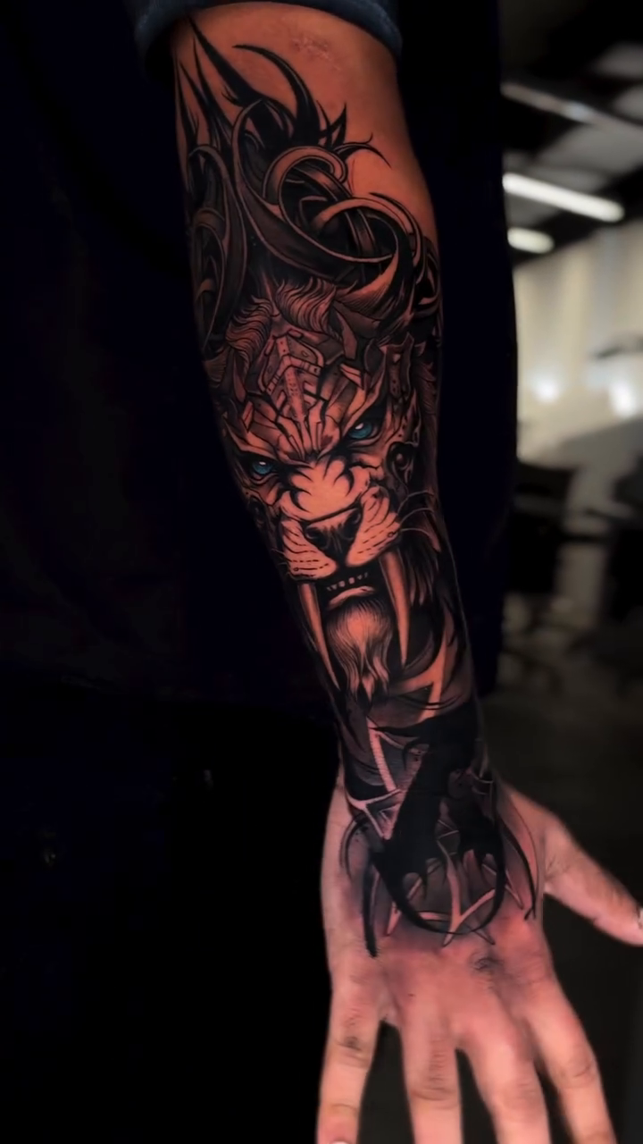 Tattoo by @rendertattoo β dark_realism, black_and_grey