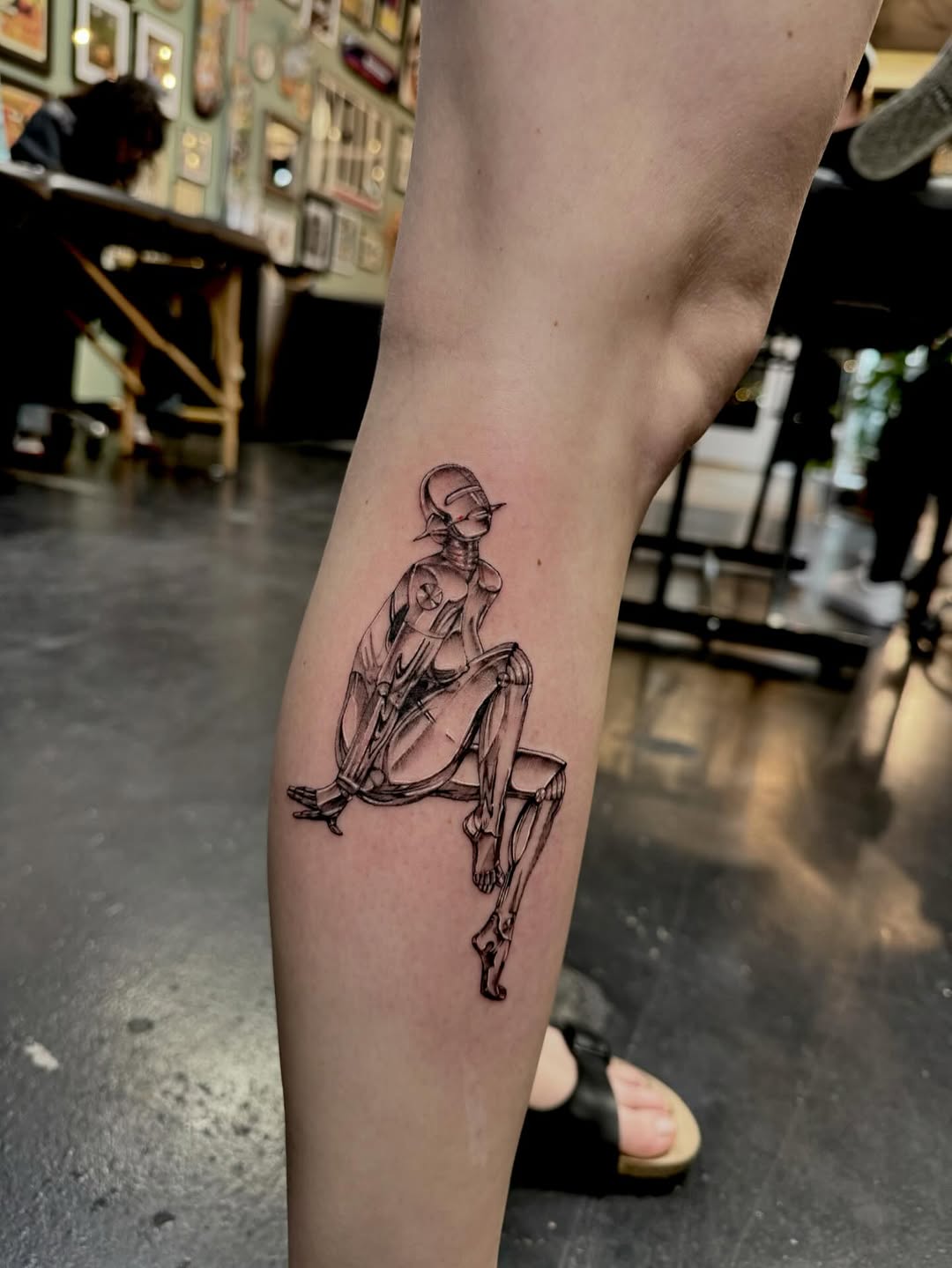 Tattoo by @kenzietattoos — black_and_grey, illustrative