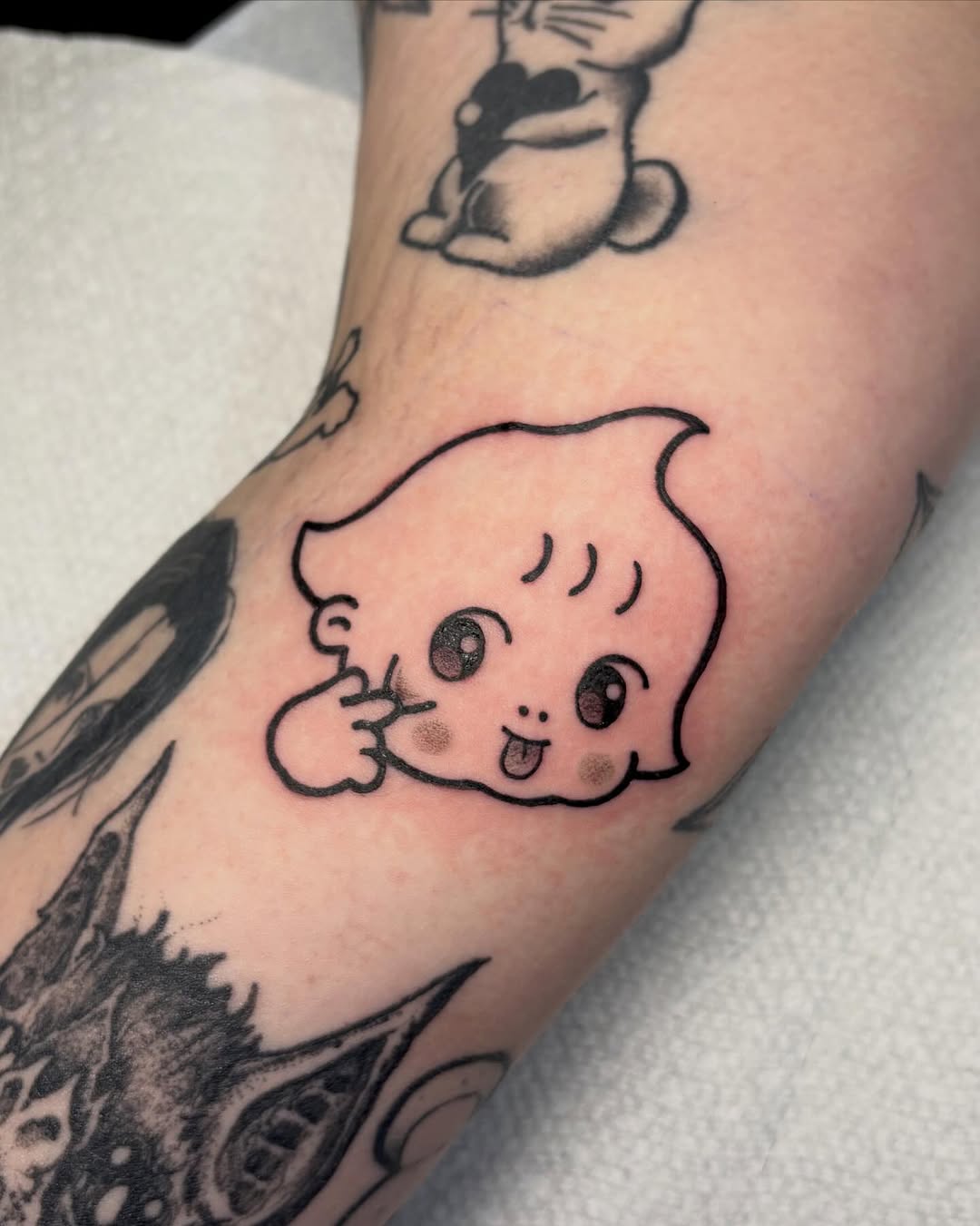 Tattoo by @torielyceart — anime