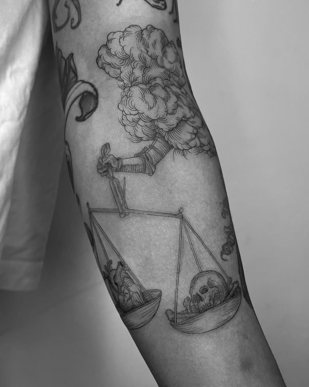 Tattoo by @noxttt โ black_and_grey