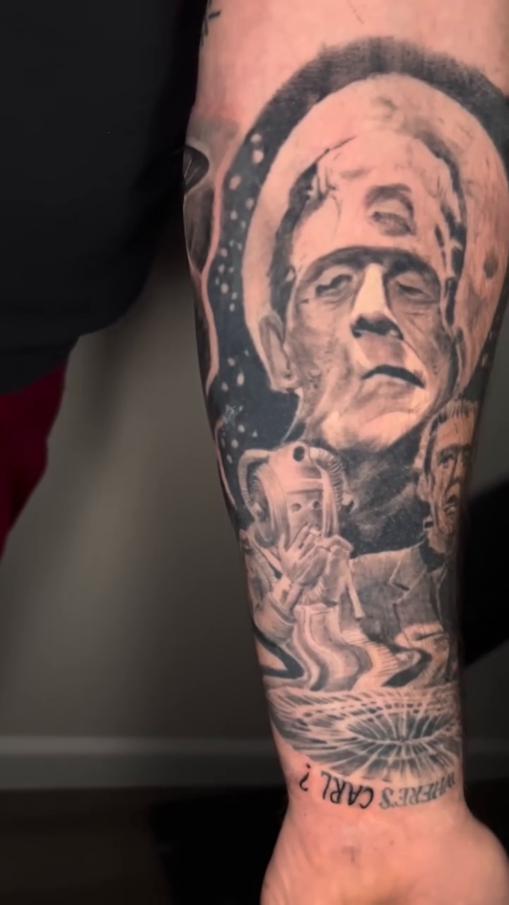 Tattoo by @ianhillart — realism, dark_realism