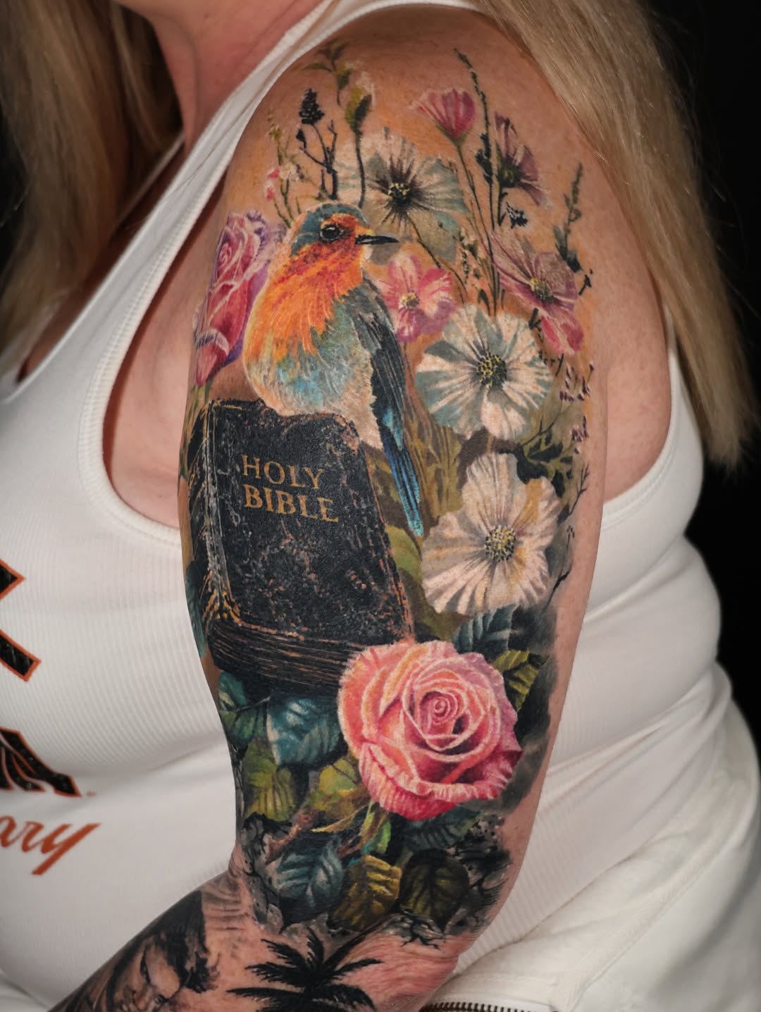 Tattoo by @dragonflytattoostudio — realism, black_and_grey