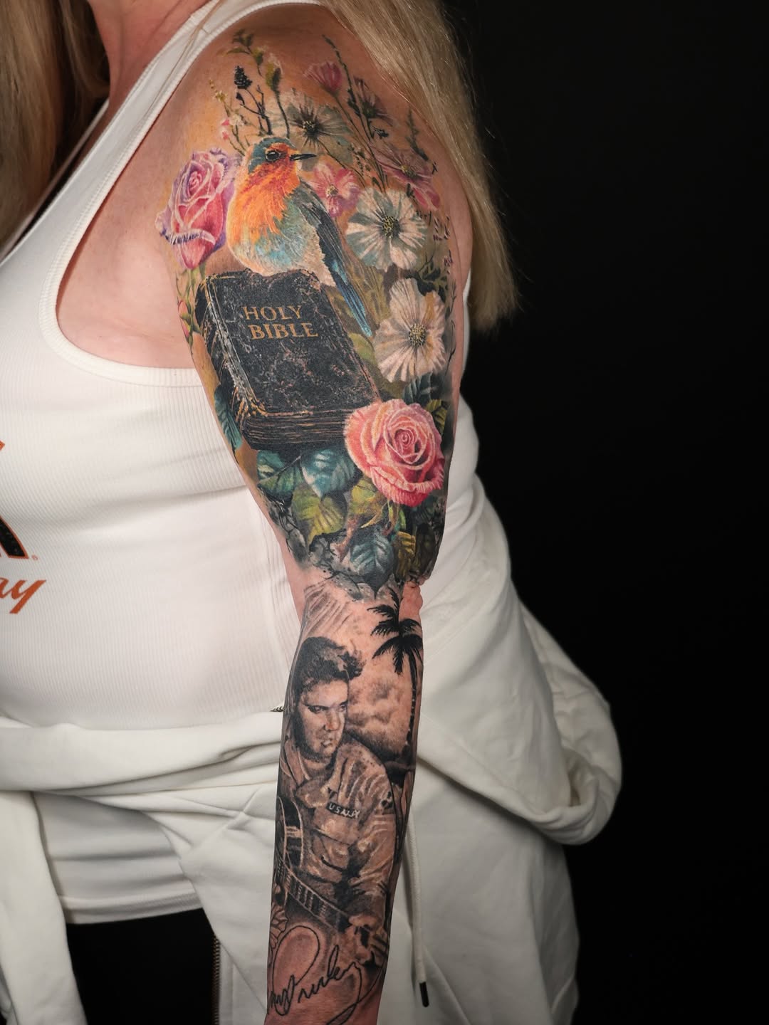 Tattoo by @dragonflytattoostudio — realism, black_and_grey