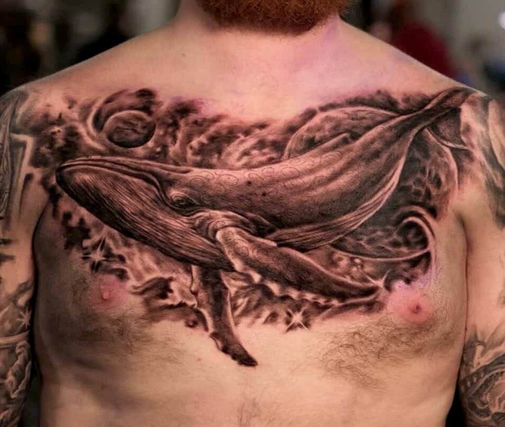 Tattoo by @comfychrisf — realism, black_and_grey