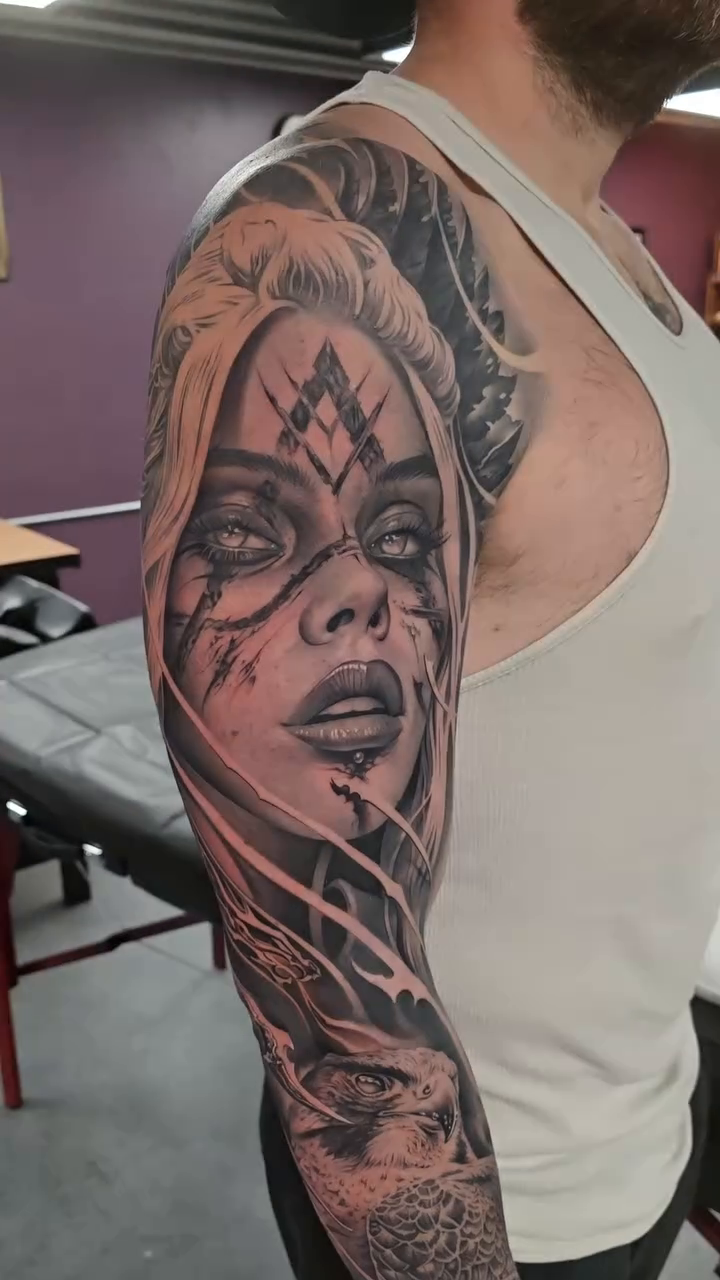 Tattoo by @gagecheesmantattoos β black_and_grey, realism