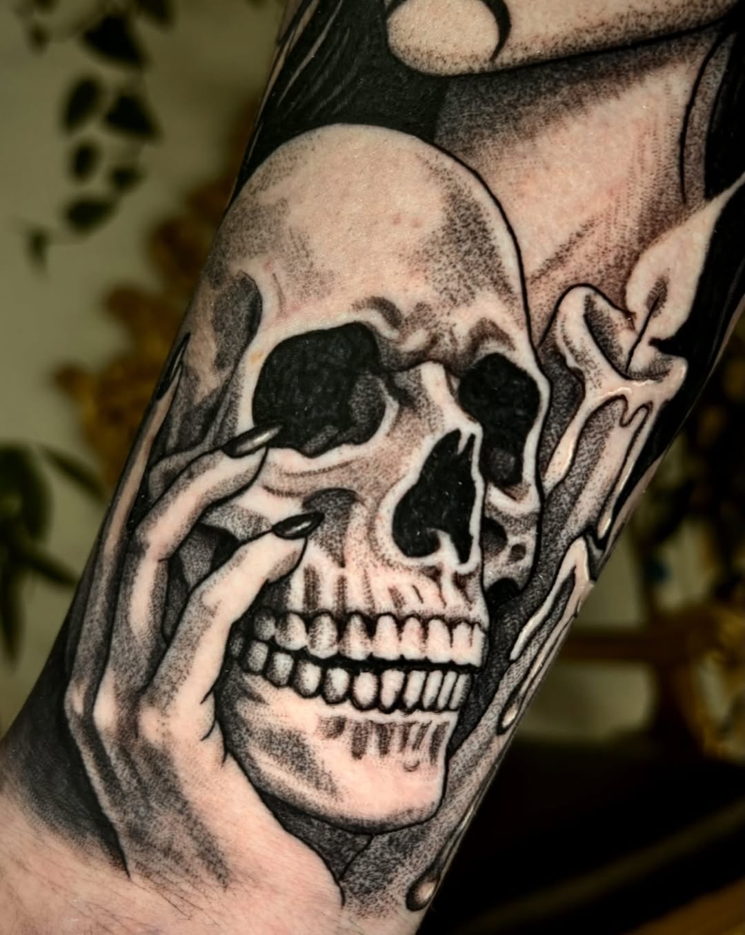 Tattoo by @cryptid.tattoo — black_and_grey, realism