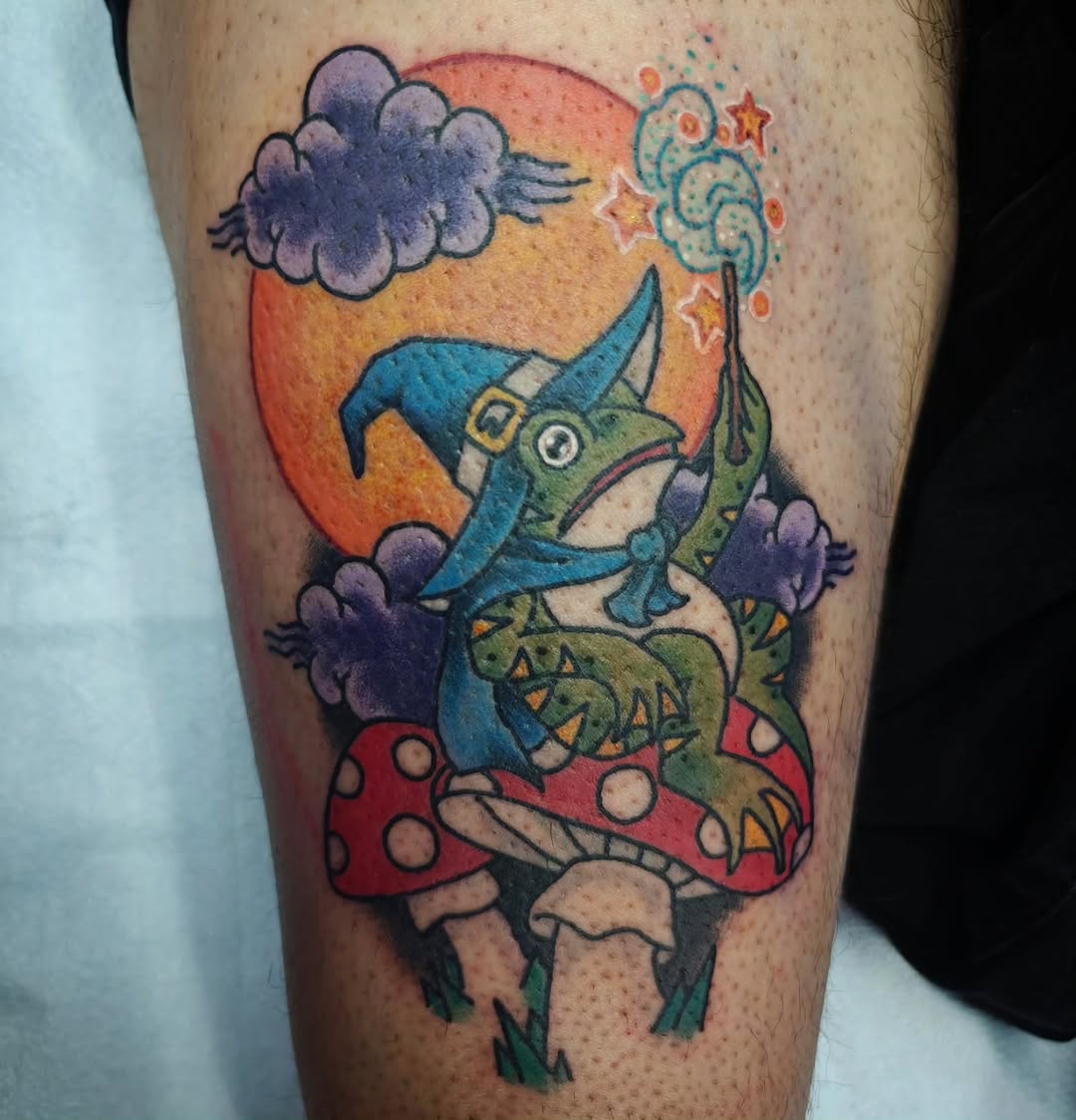 Tattoo by @artoftheblackwolf — new_school