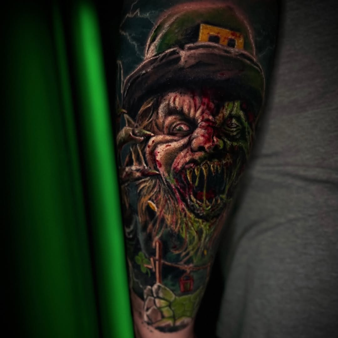 Tattoo by @ghostbutchertattoos — realism, dark_realism