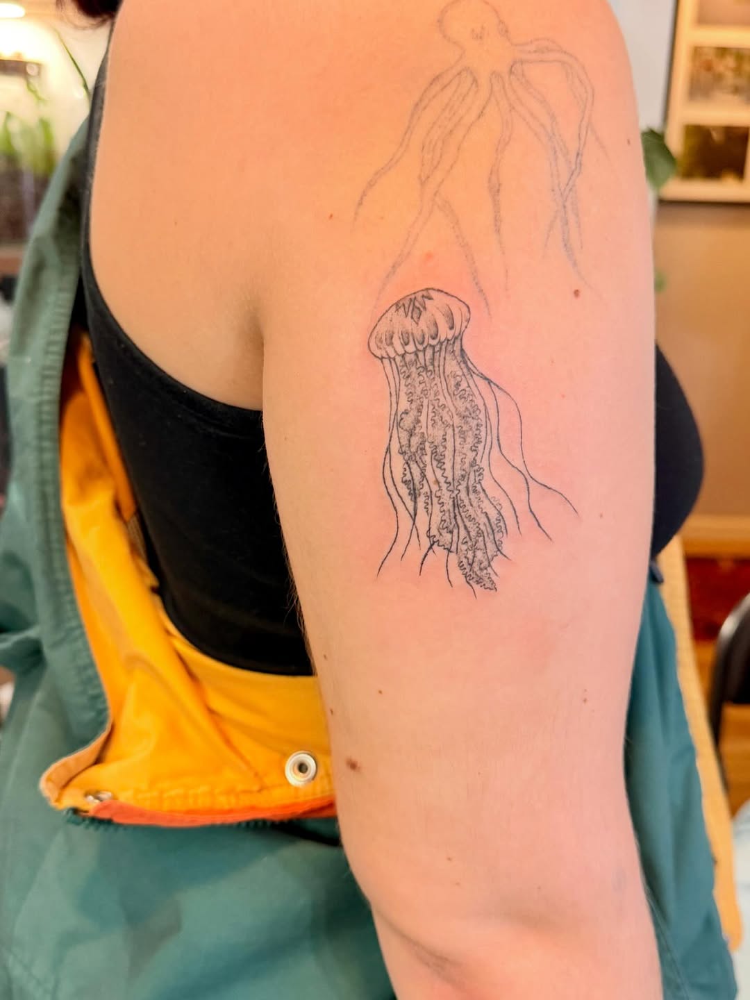 Tattoo by @artfully.adria — fine_line, black_and_grey