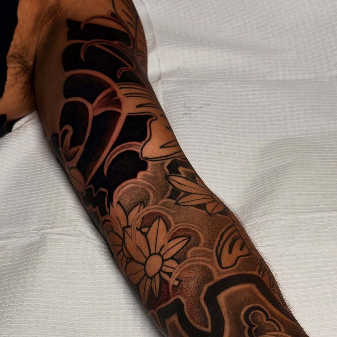 Tattoo by @rui_tattoos β japanese_irezumi, black_and_grey