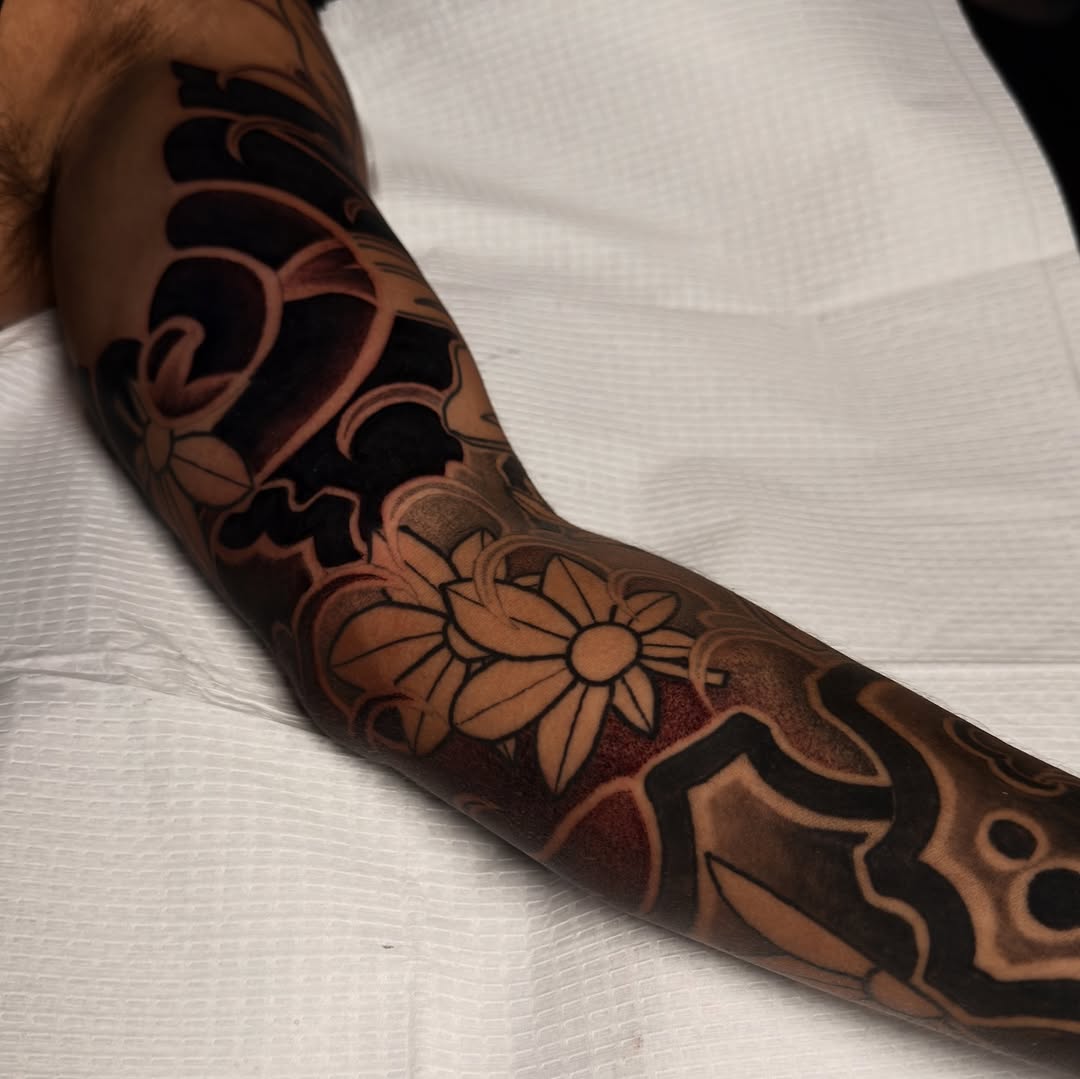Tattoo by @rui_tattoos β japanese_irezumi, black_and_grey