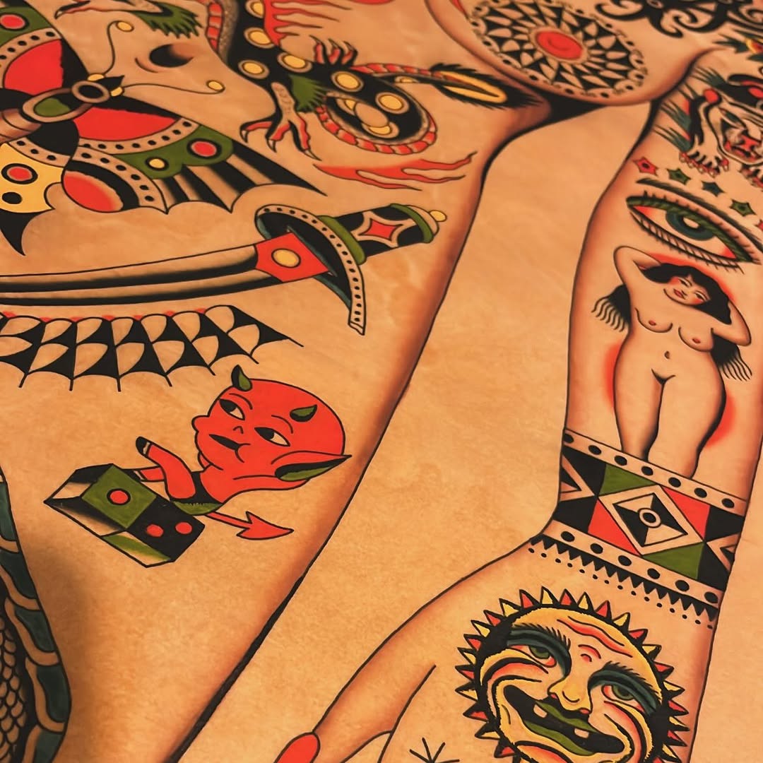 Tattoo by @mustyrattats — american_traditional