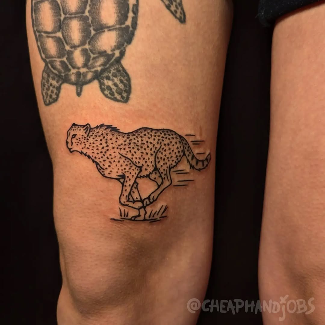 Tattoo by @cheaphandjobs — dotwork