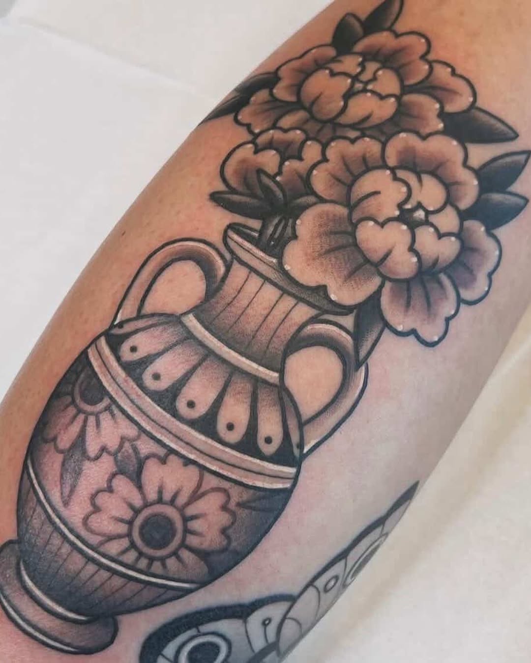 Tattoo by @ab.bautistatattoos — american_traditional, black_and_grey