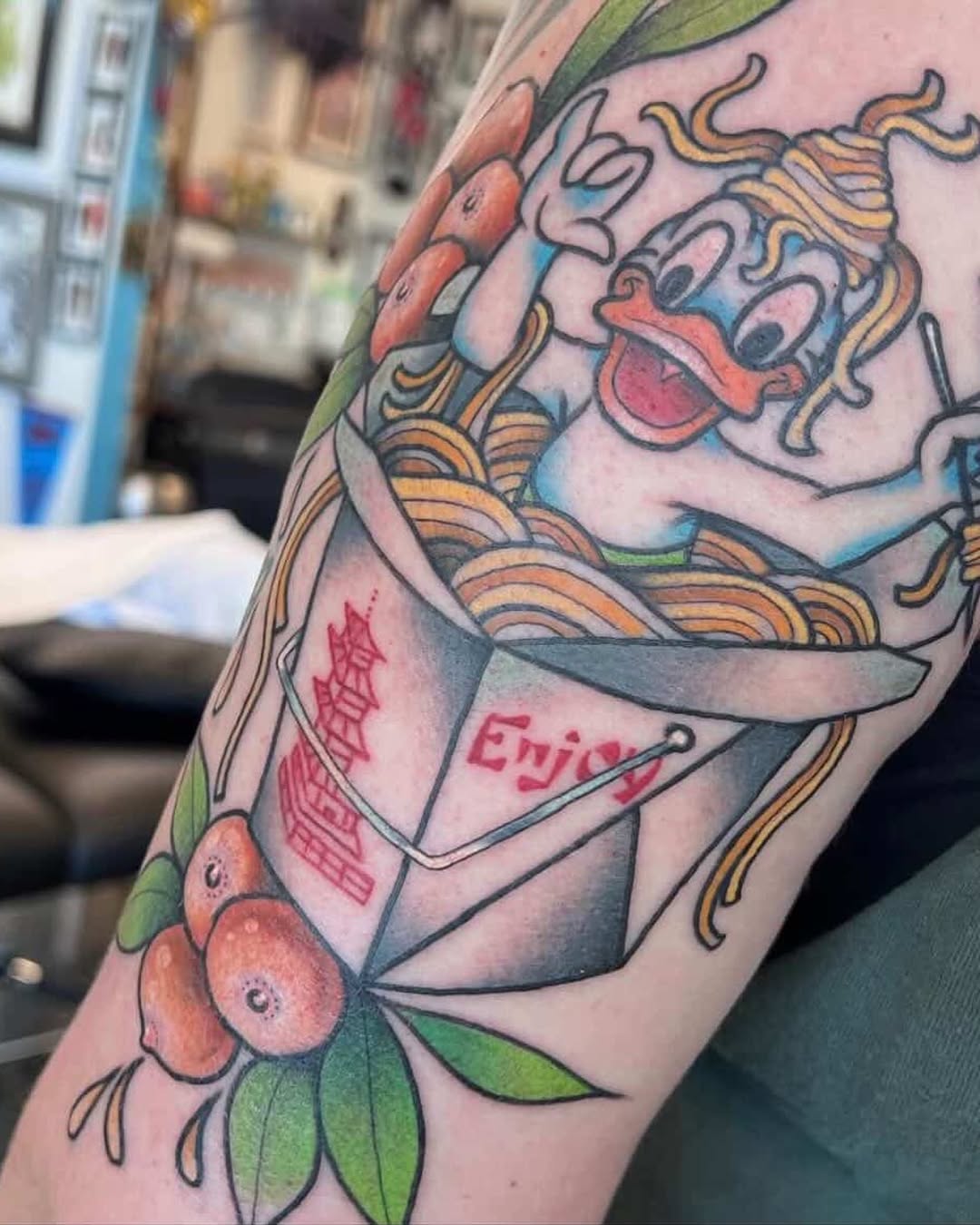 Tattoo by @ab.bautistatattoos — new_school, anime