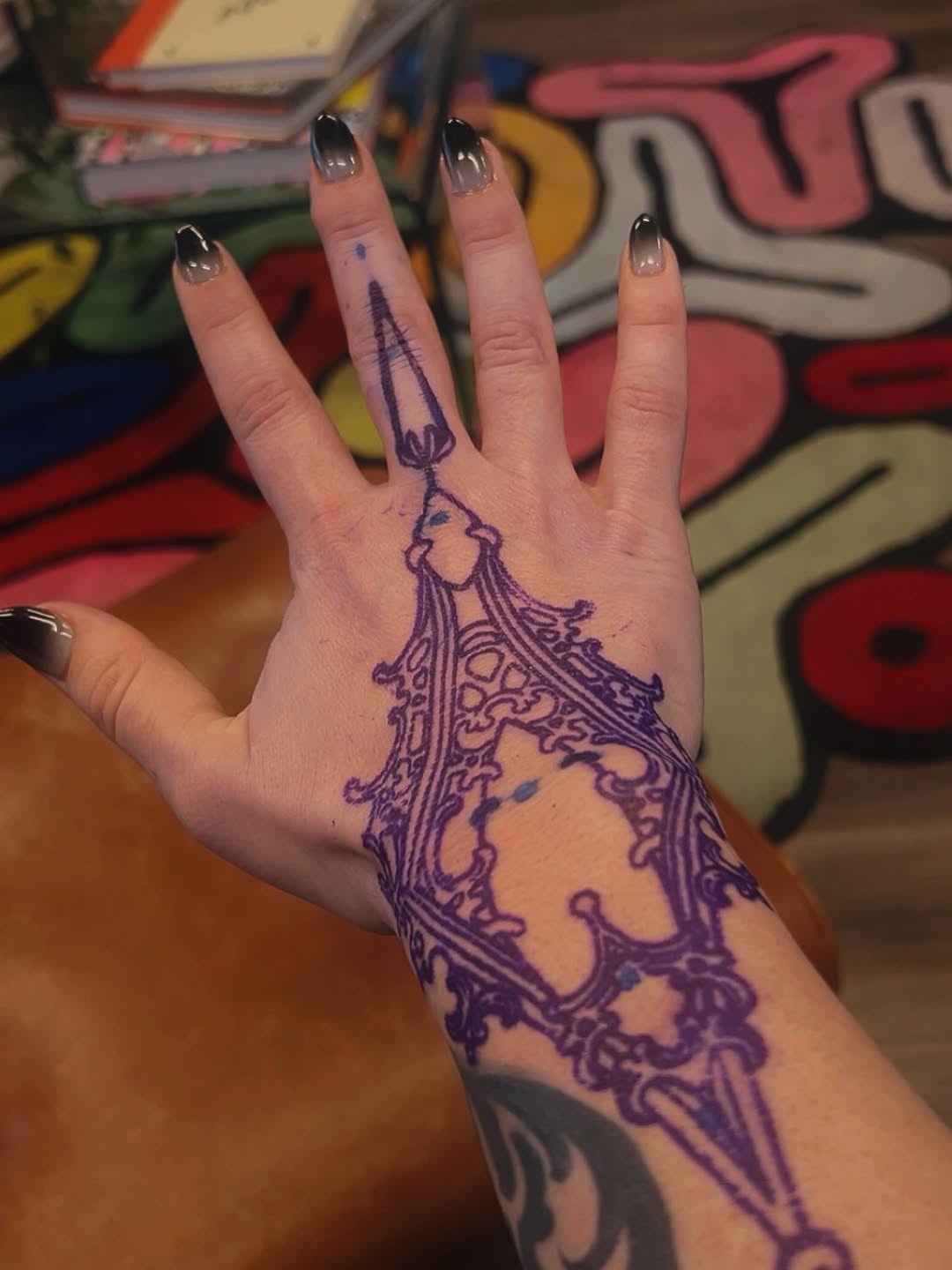 Tattoo by @emlectric_ — ornamental, fine_line