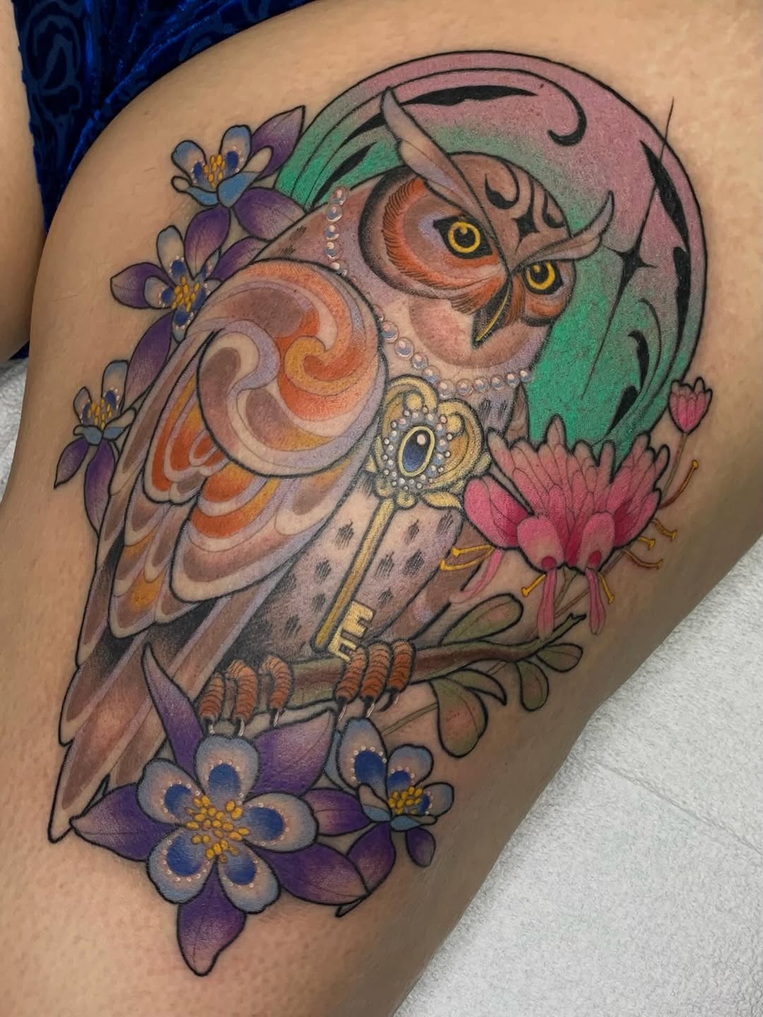 Tattoo by @kate.fluet — neo_traditional, realism