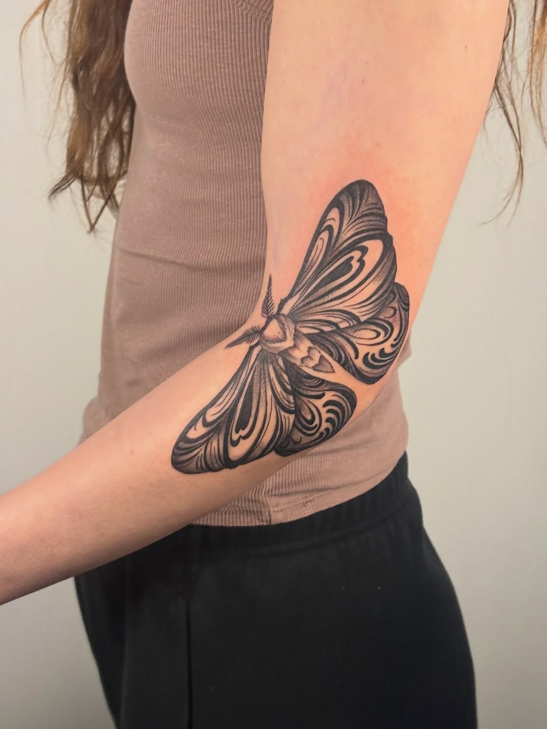 Tattoo by @thora_lorelei — black_and_grey, ornamental