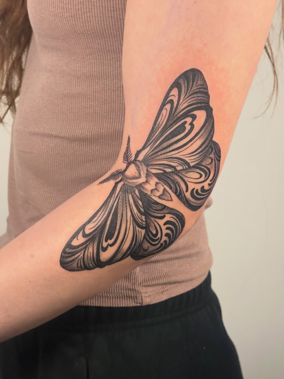 Tattoo by @thora_lorelei — black_and_grey, ornamental