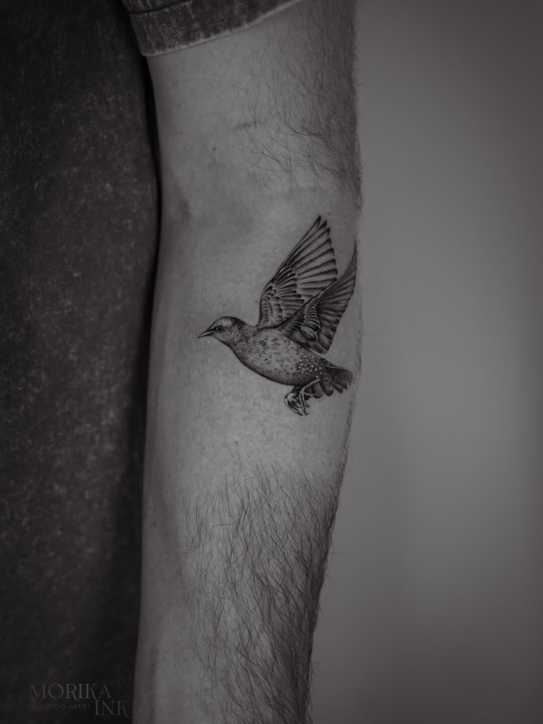 Tattoo by @morika.ink — realism, black_and_grey